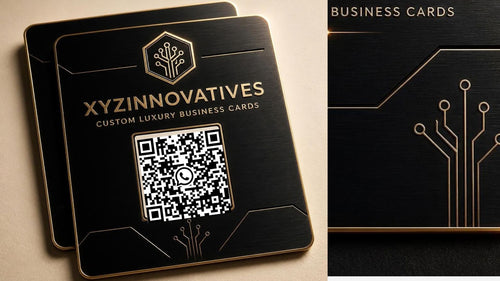 PREMIUM CUSTOM METAL BUSINESS CARD BY XYZINNOVATIVES